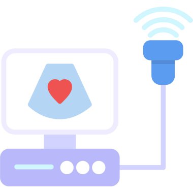 kalp simgesine sahip bilgisayar