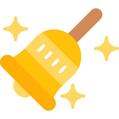 tatlı krem düz simge, vektör, illüstrasyon