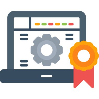 ödüllü ikon düz stil