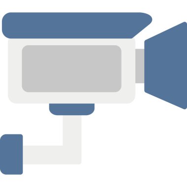 ccTV kamera vektör illüstrasyonu, basit kamera tasarımı