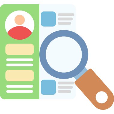 Arama motoru optimizasyon vektörü simgesi