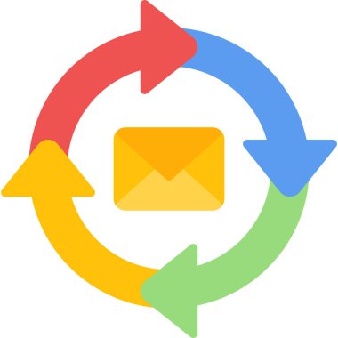 e-posta simgesi düz biçimli