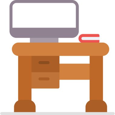 Bilgisayar. Web simgesi vektör illüstrasyonu