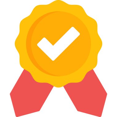 ödül madalya vektör simgesi modern basit illüstrasyon