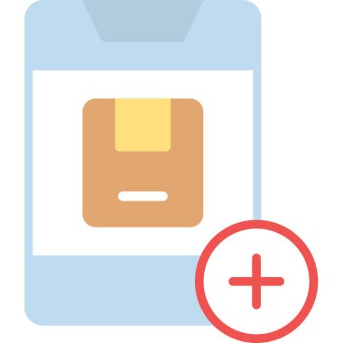 düz stil ile yeni kart simgesi ekle