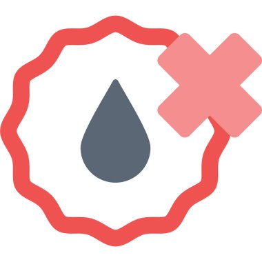 kan damlası ikon vektör illüstrasyonu