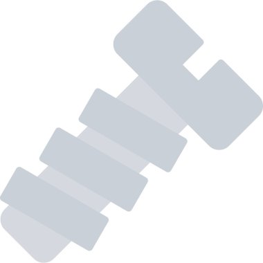 dambıl fitness ekipmanı simgesi düz stil