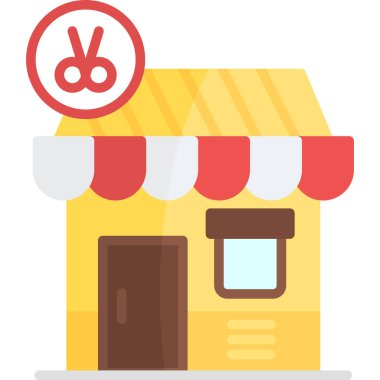 Dükkan. Web simgesi basit tasarım