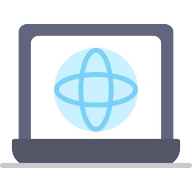 Web simgesi, basit vektör illüstrasyonu