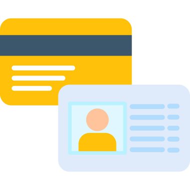 Hesap profili simgesi düz biçimli