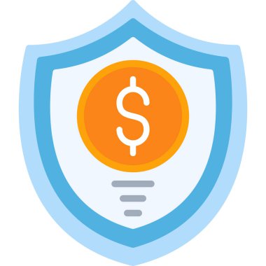 para kalkan vektör simgesi