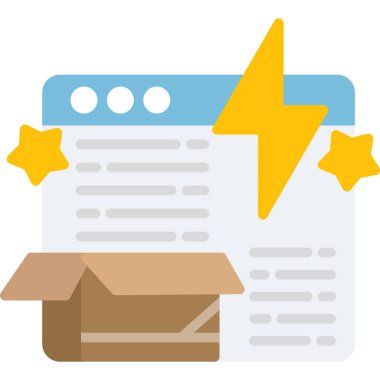 iş ve ofis simgesi vektör illüstrasyon grafik tasarımı