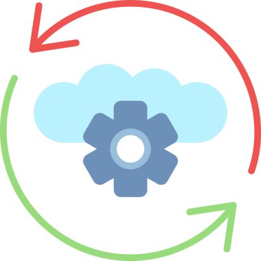 Dişliler. Web simgesi basit tasarım