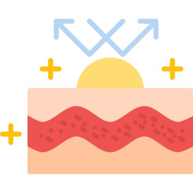 Doldurulmuş ana hatlı hot dog yemek simgesi