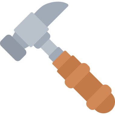 Çekiç simgesi, vektör çizimi