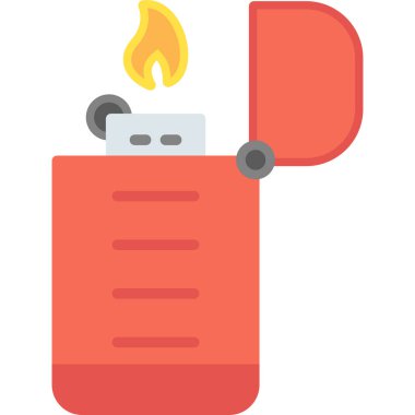 Ateş vektörü simgesini ateşle