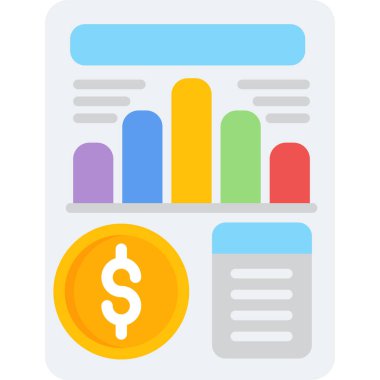 ticari finans para simgesi - özet biçimi