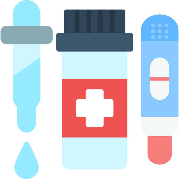 medical and healthcare colored icon. illustration.
