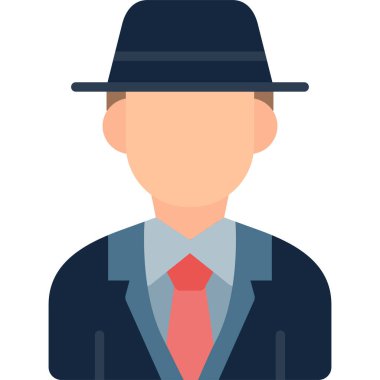 iş düz vektör illüstrasyonu