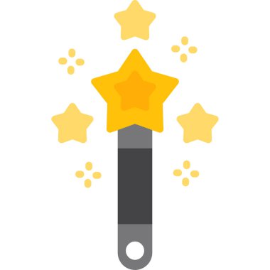 Yıldız. Web simgesi basit illüstrasyon