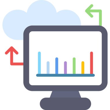 Bulut hesaplama. Web simgesi