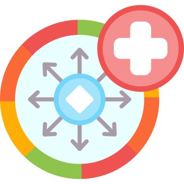 tıbbi bakım vektör simgesi