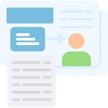 iş iletişimi tartışma simgesi doldurulmuş özet biçimi