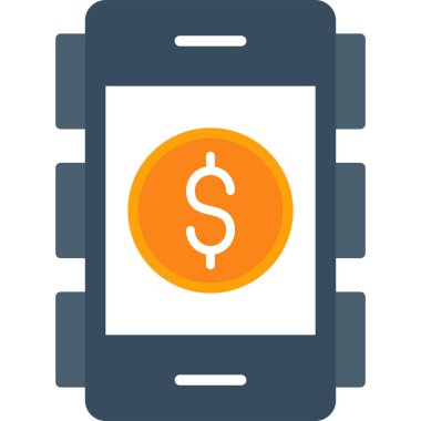 mobil ödeme vektör simgesi