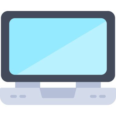 bilgisayar izleyici vektör simgesi düzenlenebilir