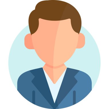 işadamı avatar karakter simgesi