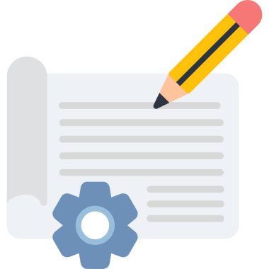 Modern eğitim ikonunun vektör illüstrasyonu