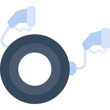 ses müzik simgesi düz biçimli