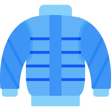 Ceket. Web simgesi basit illüstrasyon