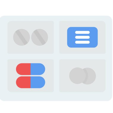 hap ikonu vektör illüstrasyonu.