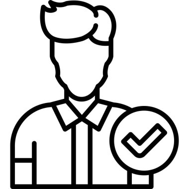 İş görüşmesi simgesi, özet biçimi