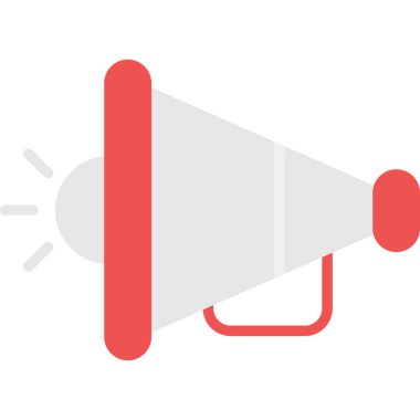 Megafon. Web simgesi basit tasarım