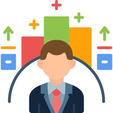 Çalışanların & çalışması için iş yönetimi dairesi simgesi