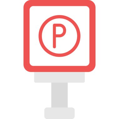 Park işareti illüstrasyon vektör