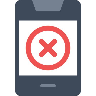 cep telefonu ikonu vektör illüstrasyonu