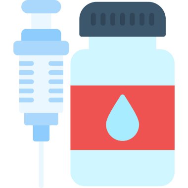 İlaç şişesi. Web simgesi