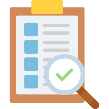 Belge. Web simgesi basit illüstrasyon