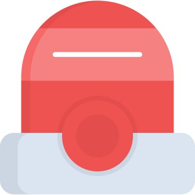 Çan düz simgesi, vektör illüstrasyonu