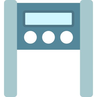 ses aygıtı radyo simgesi ile doldurulmuş - dış hat biçimi