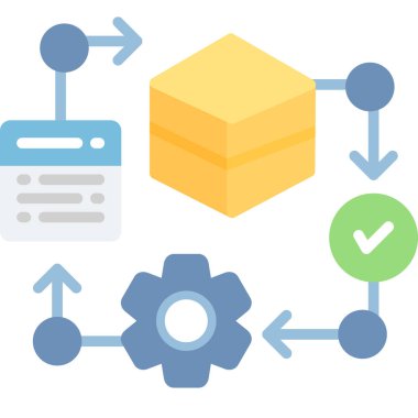 veri yönetimi simgesi vektörü