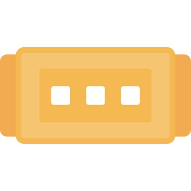 belleğin düz dizayn simgesi