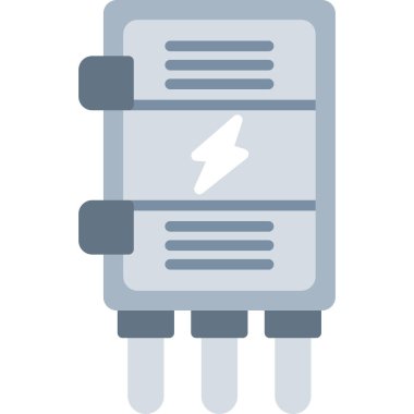 elektrik enerjisi vektör illüstrasyonu