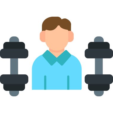 avatar erkek fitness simgesi