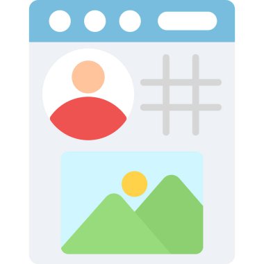 cep telefonu web basit simgesi, özet vektör çizimi