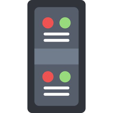 Modern simgenin vektör illüstrasyonu