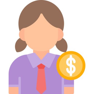 Öğrenme Süreci Vektör İllüstrasyonu, Basit Simge